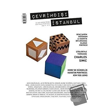 Çevrimdışı İstanbul Üç Aylık Edebiyat Dergisi Sayı: 8 Ekim   Kasım   Aralık