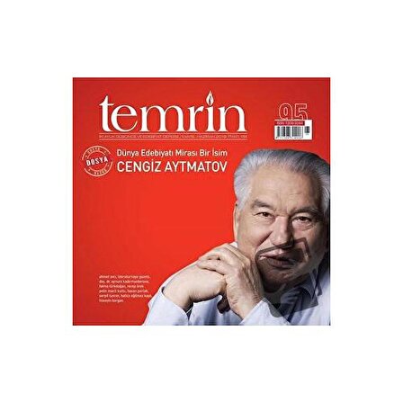 Temrin Düşünce ve Edebiyat Dergisi Sayı: 95 Mayıs   Haziran 2019 / Temrin Dergisi