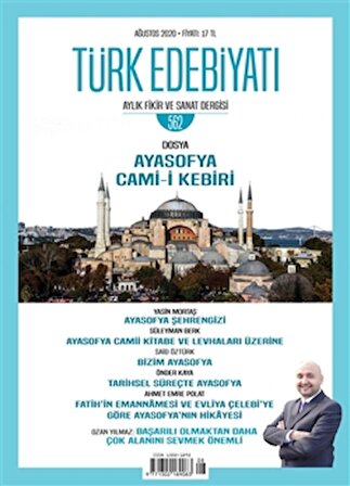 Türk Edebiyatı Dergisi Sayı: 562 Ağustos 2020