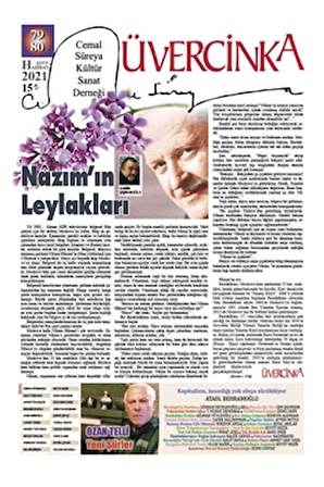 Üvercinka Dergisi Sayı: 57 Temmuz 2019