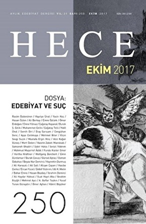 Hece Aylık Edebiyat Dergisi Sayı: 250 - Ekim 2017