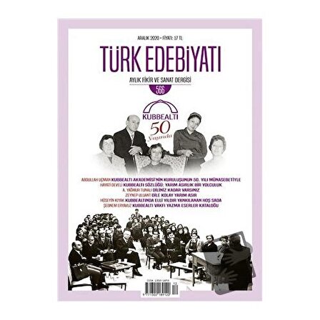 Türk Edebiyatı Dergisi Sayı: 566 Aralık 2020 / Türk Edebiyatı Dergisi