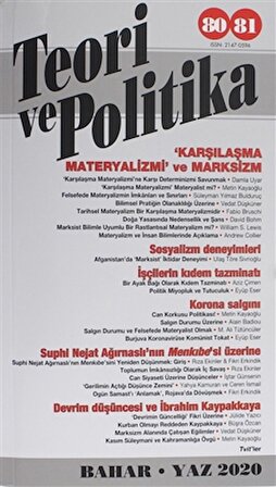 Teori ve Politika Dergisi Sayı: 80-81 Bahar - Yaz 2020