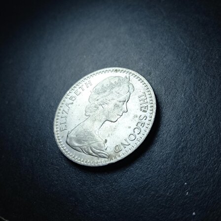1964 Rodezya 2½ Şilin ÇİL (AZ ÇIKAR) Eski Yabancı Madeni Para