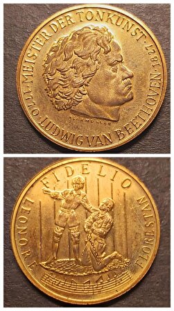 1770 LUDWIG VAN BEETHOVEN 1827 - MEISTER DER TONKUNST - KLARMULLER FIDELLO LEONORE FLORESTAN A900
