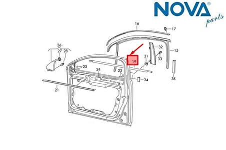 Cam Sıyırıcı Fitil Ön  R ( Krom )-Passat-6-11
