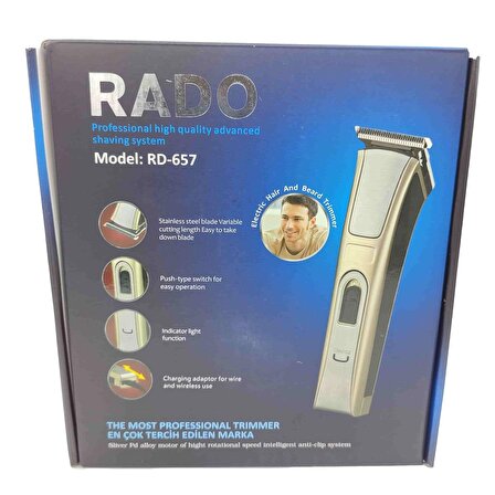 Rado RD-657 Kuru Çok Amaçlı Tıraş Makinesi
