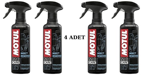 Motul E7 Insect Remover Sinek ve Böcek Temizleyici 400 ml - (4 Adet)