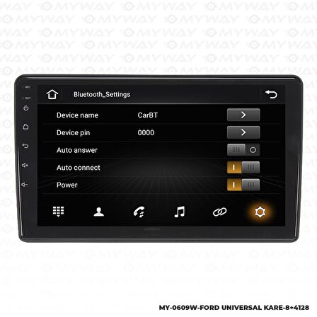 Araç Multimedya Ford Focus Android 12 Carplay 4Gb Ram + 64Gb Hdd 2005-2007 Navigasyon Ekran MYW