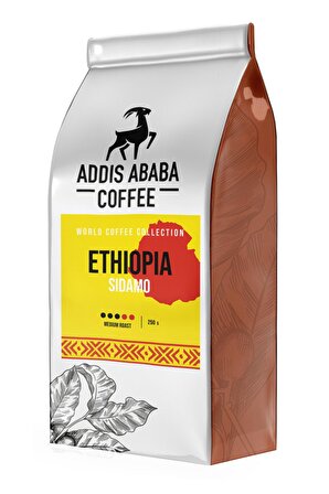 Etiyopya Sidamo 250 Gr. Çekirdek, Filtre, Espresso Kahve