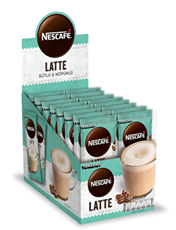 Nescafe Latte Sütlü ve Köpüklü Çözünebilir Kahve Karışımı 14.5 g x 24 