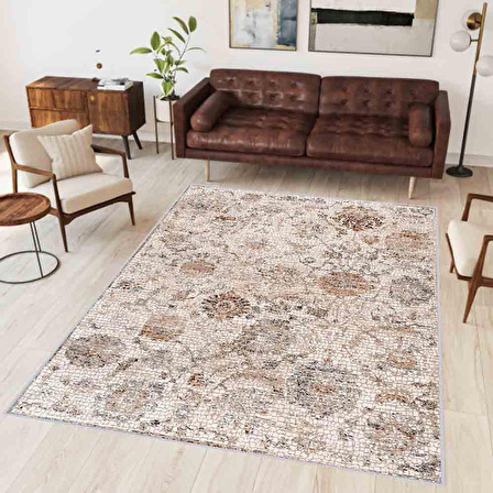 Dijital Baskı Yıkanabilir Kaymaz Taban Salon Halısı Ve Yolluk RVG0344