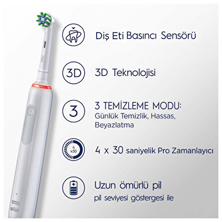 Oral-B Pro 3 Şarjlı Diş Fırçası