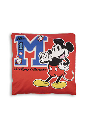 Özdilek Mickey Mouse Red Disney Lisanslı Dekoratif Yastık 40x40
