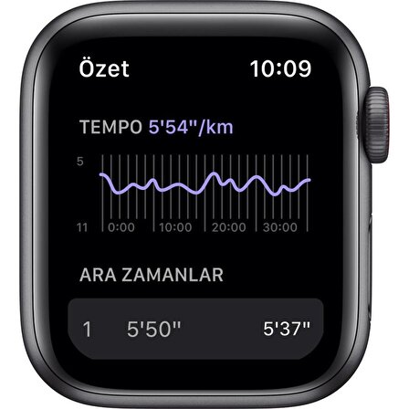Apple Watch SE Nike GPS + Cellular 40mm Uzay Grisi Alüminyum Kasa ve Spor Kordon Akıllı Saat