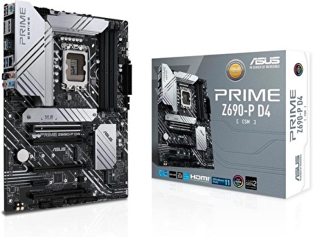 Asus Prime Z690-P D4-CSM Intel LGA1700 DDR4 ATX Anakart Teşhir