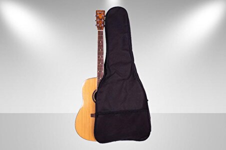 Fortex 100 Serisi Akustik Gitar Kılıfı Siyah