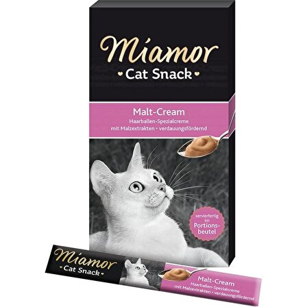 Miamor Cat Snack Kırmızı Etli Krema Yetişkin Kedi Ödülü 6x15 g 