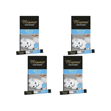 Miamor Junior Cream Süt Kremalı Kedi Ödülü 6 x 15 G - 4 Adet