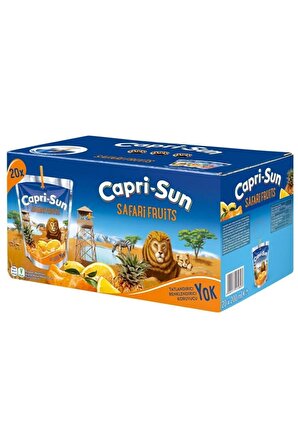 Capri - Sun Safari Fruits 200 Ml X 20 Adet