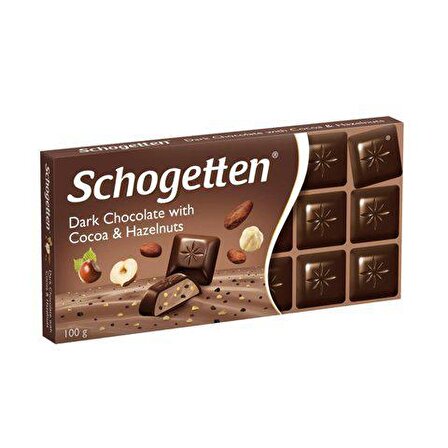 Schogetten Çikolata Bitter Fındıklı 100 gr