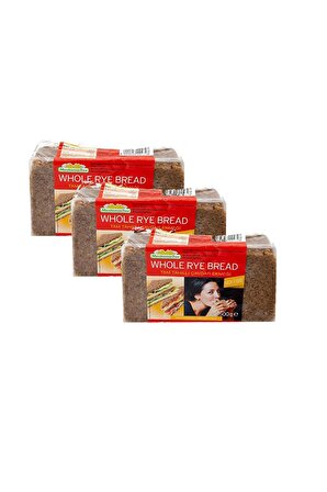 Mestemacher Tam Tahıllı Çavdar Ekmeği 500 g 3 Adet