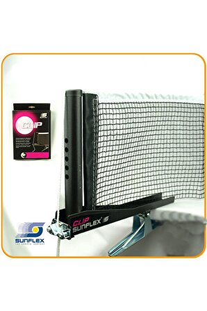 Sunflex 20245 - Clip Masa Tenisi Ağ Demir Seti
