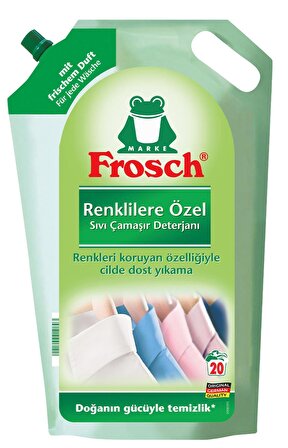 Frosch Leke Karşıtı & Bakım Yapar Renkliler için Sıvı Deterjan 22 Yıkama 1.8 lt
