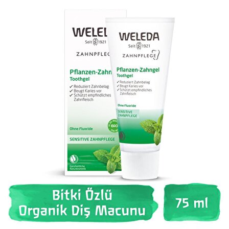 Weleda Nane Aromalı Beyazlatma Doğal Diş Macunu 75 ml 