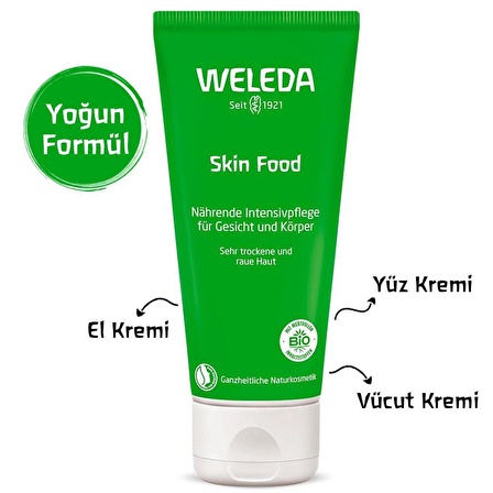 Weleda Skin Food Tüm Cilt Tipleri İçin Su Bazlı Yağsız Nemlendirici Yüz Bakım Kremi 75 ml