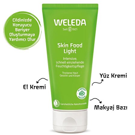 Weleda Skin Food Yağlı Ciltler İçin Su Bazlı Yağsız Nemlendirici Yüz Bakım Kremi 75 ml