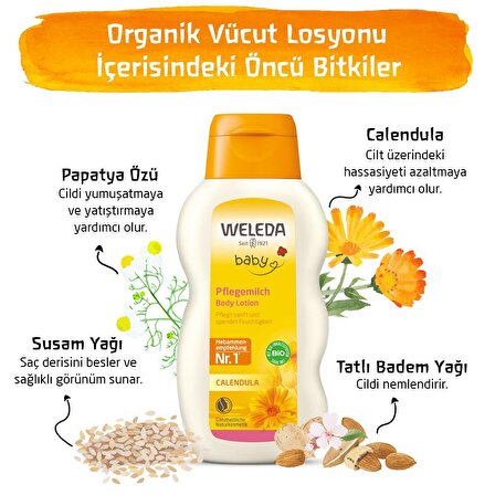 Weleda Calendula Organik Nemlendirici Vücut Losyon