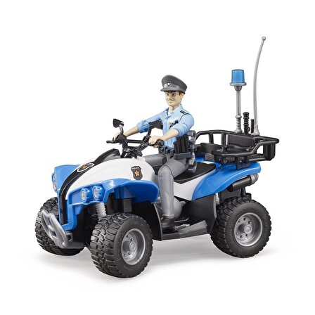 Bruder Atv Polis Aracı Polis Memuru BR63010