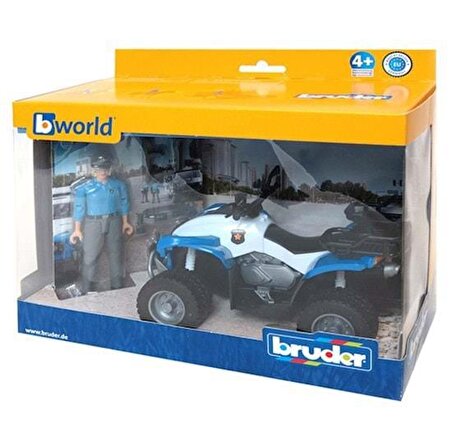 Bruder Atv Polis Aracı Polis Memuru BR63010