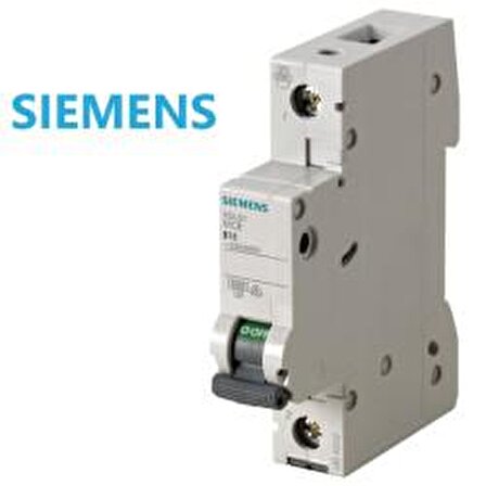 Siemens 5Sl6116-6Ya 1 Fazlı 16 Amper B Tipi (Çabuk Karakterli) 6
