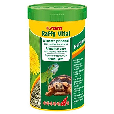 Sera Raffy Vital Sürüngen ve Kaplumbağalar için Vitaminli Çubuk Yem 250 ml