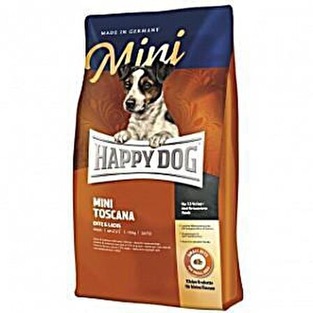 Happy Dog Supreme Kuzu Etli-Somonlu Küçük Irk Yetişkin Kuru Köpek Maması 1 kg