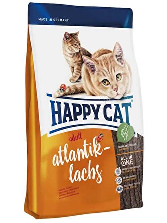 Happy Cat Adult Atlantik-Lachs Somonlu Kedi Maması