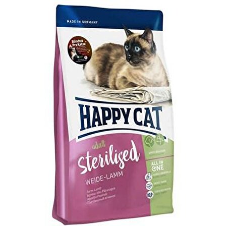 Happy Cat Steril Kuzu Etli Kısır Kedi Maması 4 kg