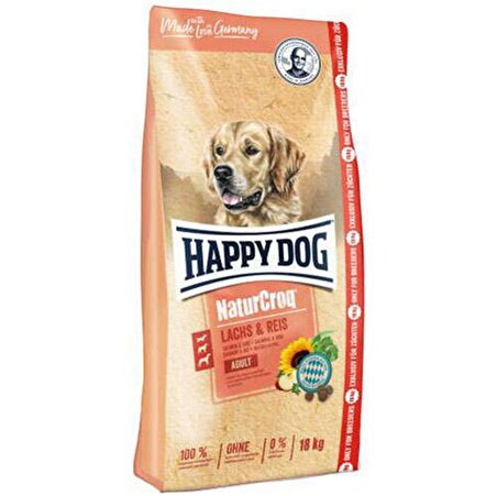 Happy Dog Somonlu Yetişkin Kuru Köpek Maması 15 kg-3 kg