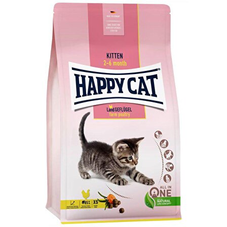 Happy Cat Kitten Tavuklu Yavru Kedi Maması 4 kg
