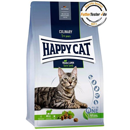 Happy Cat Weide Lamm Kuzu Etli Yetişkin Kuru Kedi Maması 4 kg