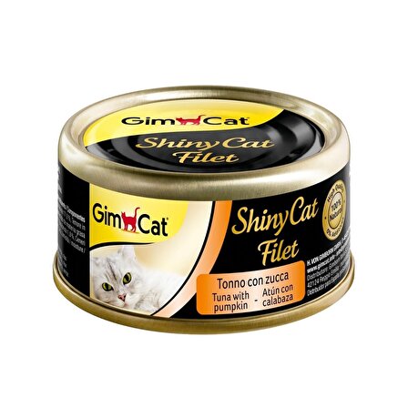 GimCat Shinycat Fileto Tuna Kabak Kedi Konservesi 70 gr