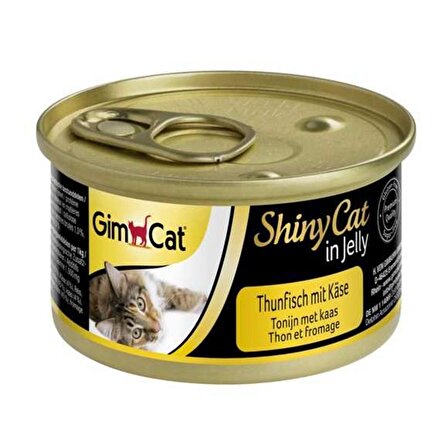 Gimcat ShinyCat Ton Balıklı Peynirli Jöleli Kedi Konservesi 70 Gr