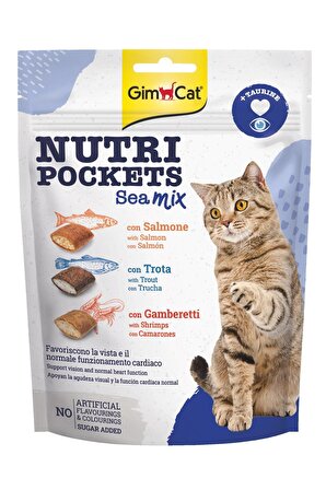 Gimcat Nutri Pockets Tahıllı Granül Yetişkin Kedi Ödülü 150 g 