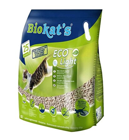 Biokats Eco Light Pelet Naturel Kedi Kumu 5 Lt