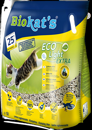 Biokat's Eco Light Extra Pelet Kedi Kumu 2,9 Kg (5 L)