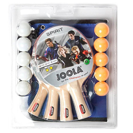 Joola Family Masa Tenisi 4 Raket + 10 Top Set