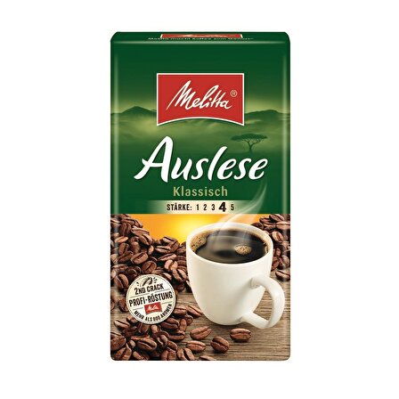 Melitta Auslese Classic Orta Sert-Sert İçim Öğütülmüş Almanya Filtre Kahve 500 gr
