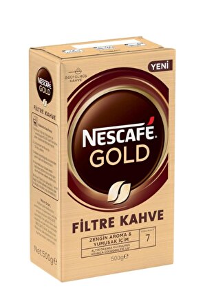 Nescafe Gold Öğütülmüş Filtre Kahve 500G x 8 Adet